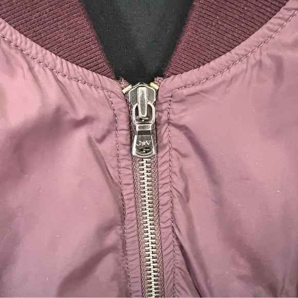 John Varvatos Burgundy light weight Bomber Jacket - Picture 4 of 13